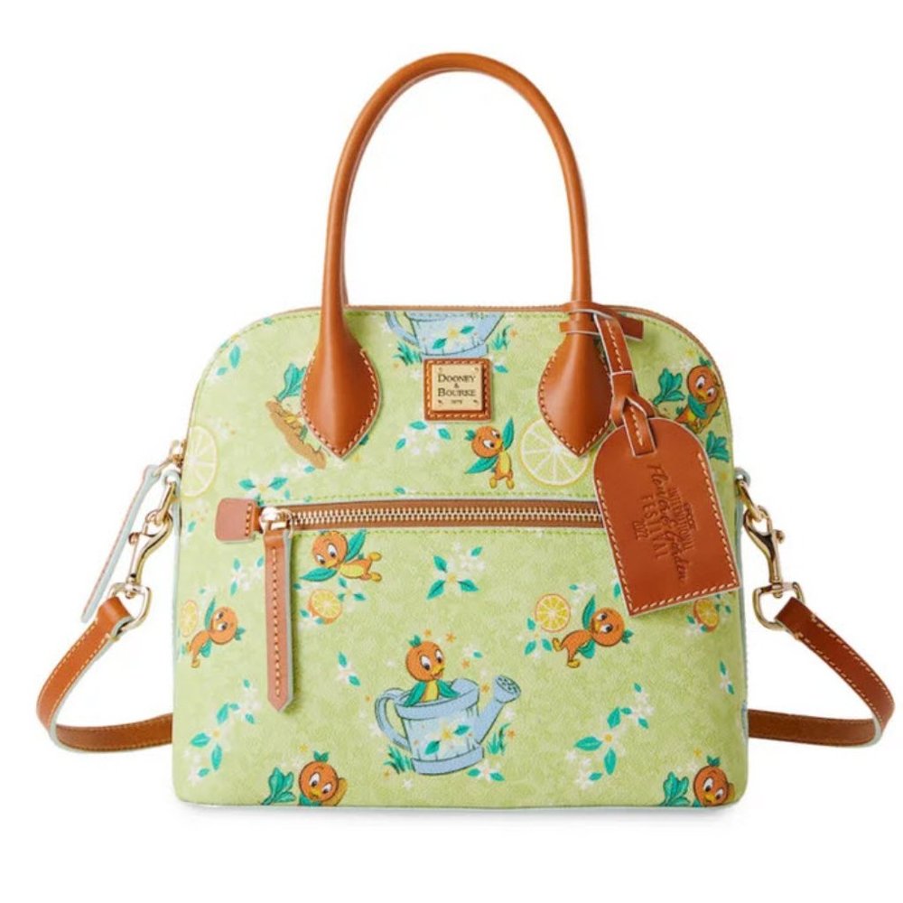 Disney Dooney & Bourke Flower & Garden Festival Orange Bird Satchel EPCOT 2022